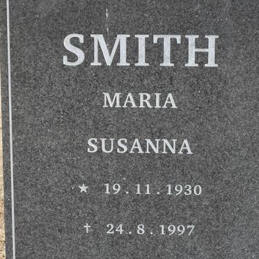 SMITH Maria Susanna 1930-1997