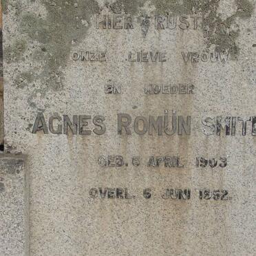 SMITH Agnes Romun 1903-1952