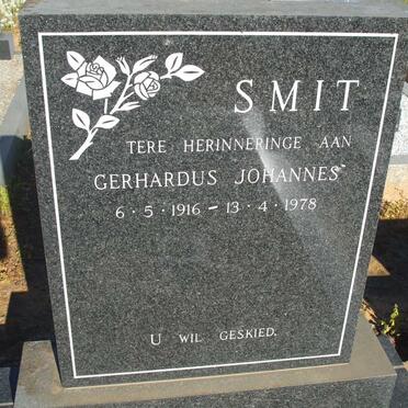 SMIT Gerhardus Johannes 1916-1978