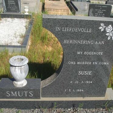 SMUTS Susie 1924-1984