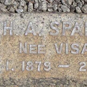 SPANGENBERG M.H.H.A nee VISAGIE 1879-1963