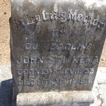 STIEKEMA John 1933-1936