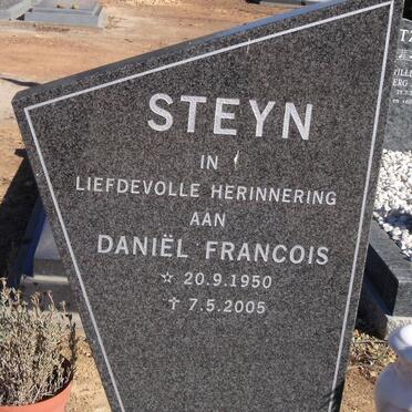 STEYN Daniel Francois 1950-2005