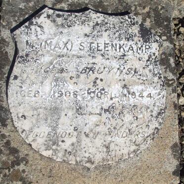 STEENKAMP M. nee BRUYNS 1908-1944