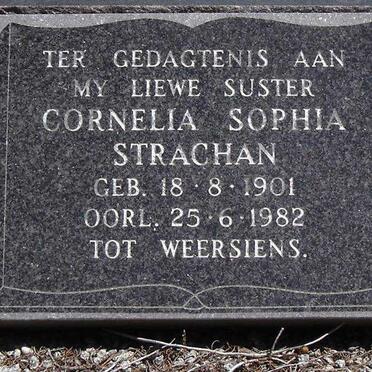 STRACHAN Cornelia Sophia 1901-1982