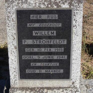 STROHFELDT Willem P. 1915-1941