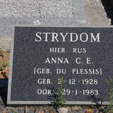 STRYDOM Anna C.E. nee DU PLESSIS 1928-1983