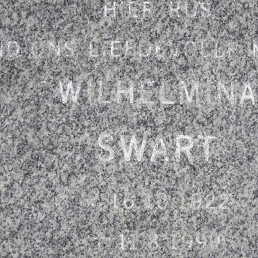 SWART Wilhelmina 1922-1999