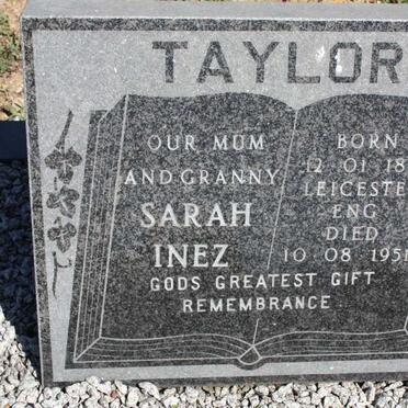 TAYLOR Sarah Inez 1892-1951