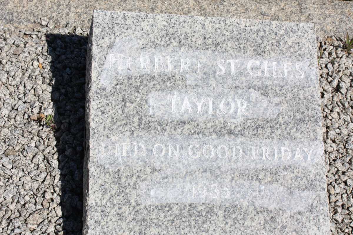 TAYLOR Herbert, St Giles -1985