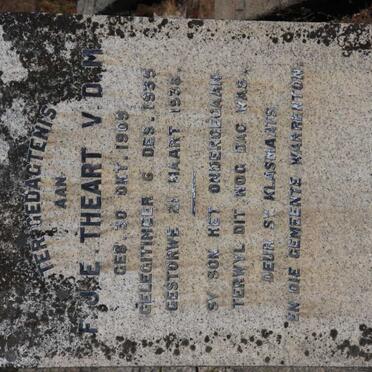 THEART F.J.E. 1909-1938