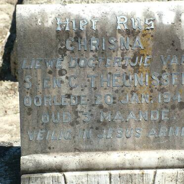 THEUNISSEN Chrisna 1941
