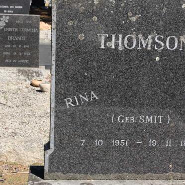 THOMSON Rina nee SMIT 1951-1972