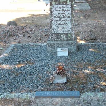 THEUNISSEN James Curd 1885-1953 &amp; Jurgenz Jacoba 1896-1971