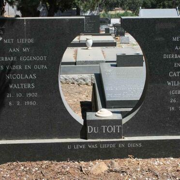 TOIT Nicolaas Walters, du 1902-1980 &amp; Catherina Wilhelmina KNELL 1908-2005