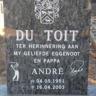 TOIT André, du 1951-2003