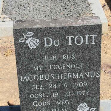 TOIT Jacobus Hermanus, du 1909-1977