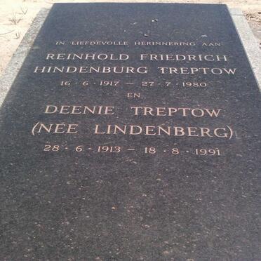 TREPTOW Reinhold Friedrich Hindenburg 1917-1980 &amp; Deenie LINDERBERG 1913-1991