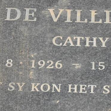 VILLIERS Cathy, de 1926-1996