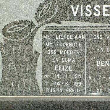 VISSER Bennie 1940-2006 &amp; Elize 1941-1991