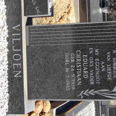 VILJOEN Eduard Christiaan 1938-1985