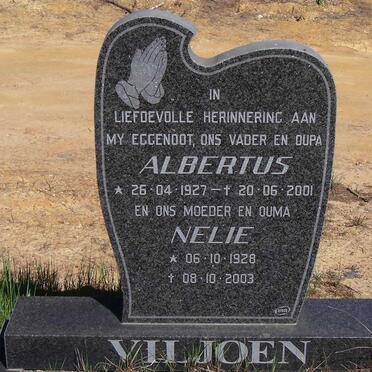 VILJOEN Albertus 1927-2001 &amp; Nelie 1928-2003