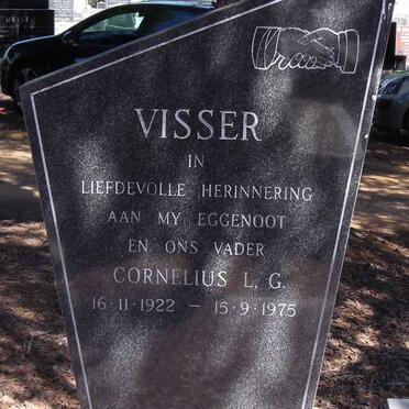 VISSER Cornelius L.G. 1922-1975