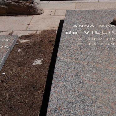 VILLIERS David Pieter, de 1893-1951 &amp; Anna Maria 1895-1963