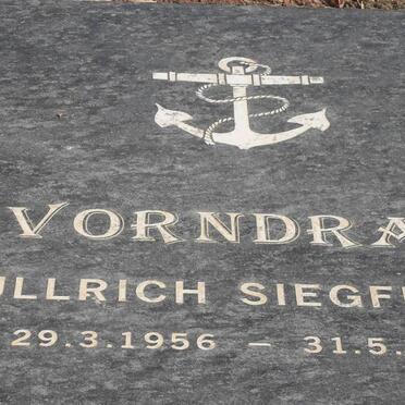 VORNDRAN Ulrich Siegfried 1956-2001