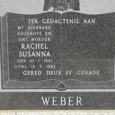 WEBER Rachel Susanna 1941-1983