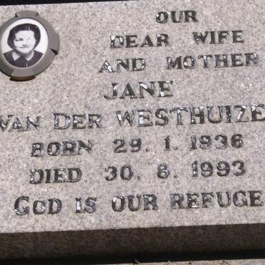 WESTHUIZEN Jane, van der 1936-1993