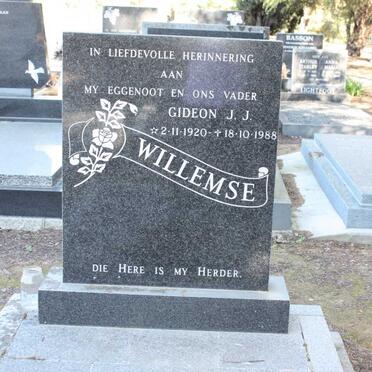 WILLEMSE Gideon J.J. 1920-1988