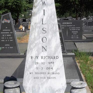 WILSON Roy Richard 1953-1984