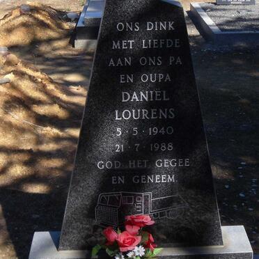 WILLEMSE Daniel Lourens 1940-1988