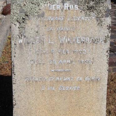 WINTERBACH Willem L. 1903-1935