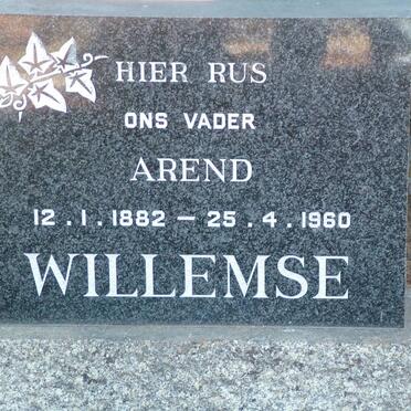 WILLEMSE Arend 1882-1960