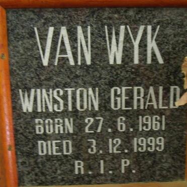 WYK Winston Gerald, van 1961-1999