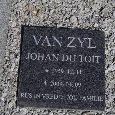 ZYL Johan Du Toit, van 1959-2009