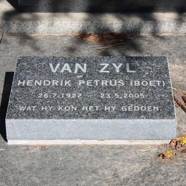 ZYL Hendrik Petrus, van 1927-2005 