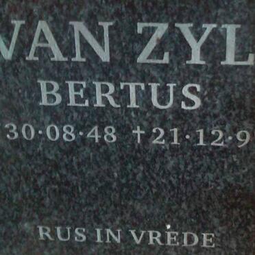 ZYL Bertus, van 1948-1997