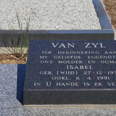 ZYL Isabel, van nee WIID 1932-1991