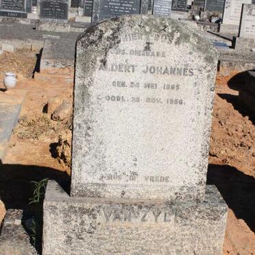 ZYL Aldert Johannes, van 1865-1956