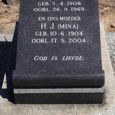 ZYL Willem M.D., van 1908-1969 &amp; H.J. 1904-2004