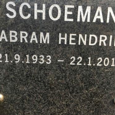 SCHOEMAN Abram Hendrik 1933-2012