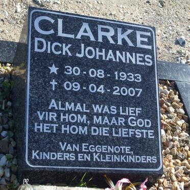 CLARKE Dick Johannes 1933-2007