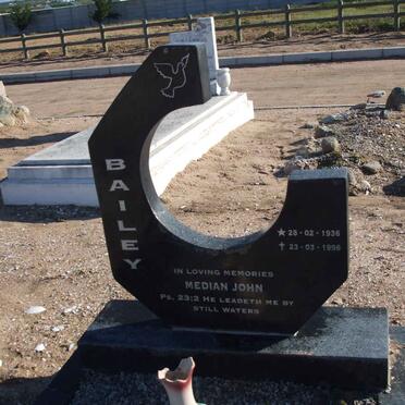 BAILEY Median John 1936-1996