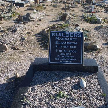 KUILDERS Margaret Elizabeth 1931-2005