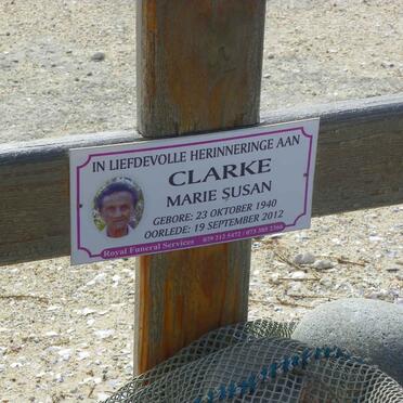 CLARKE Marie Susan 1940-2012