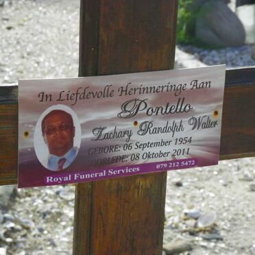 PONTELLO Zachary Randolph Walter 1954-2011