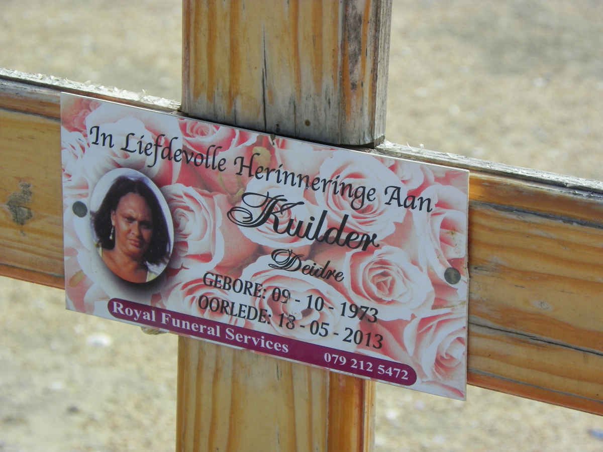 KUILDER Deidre 1973-2013